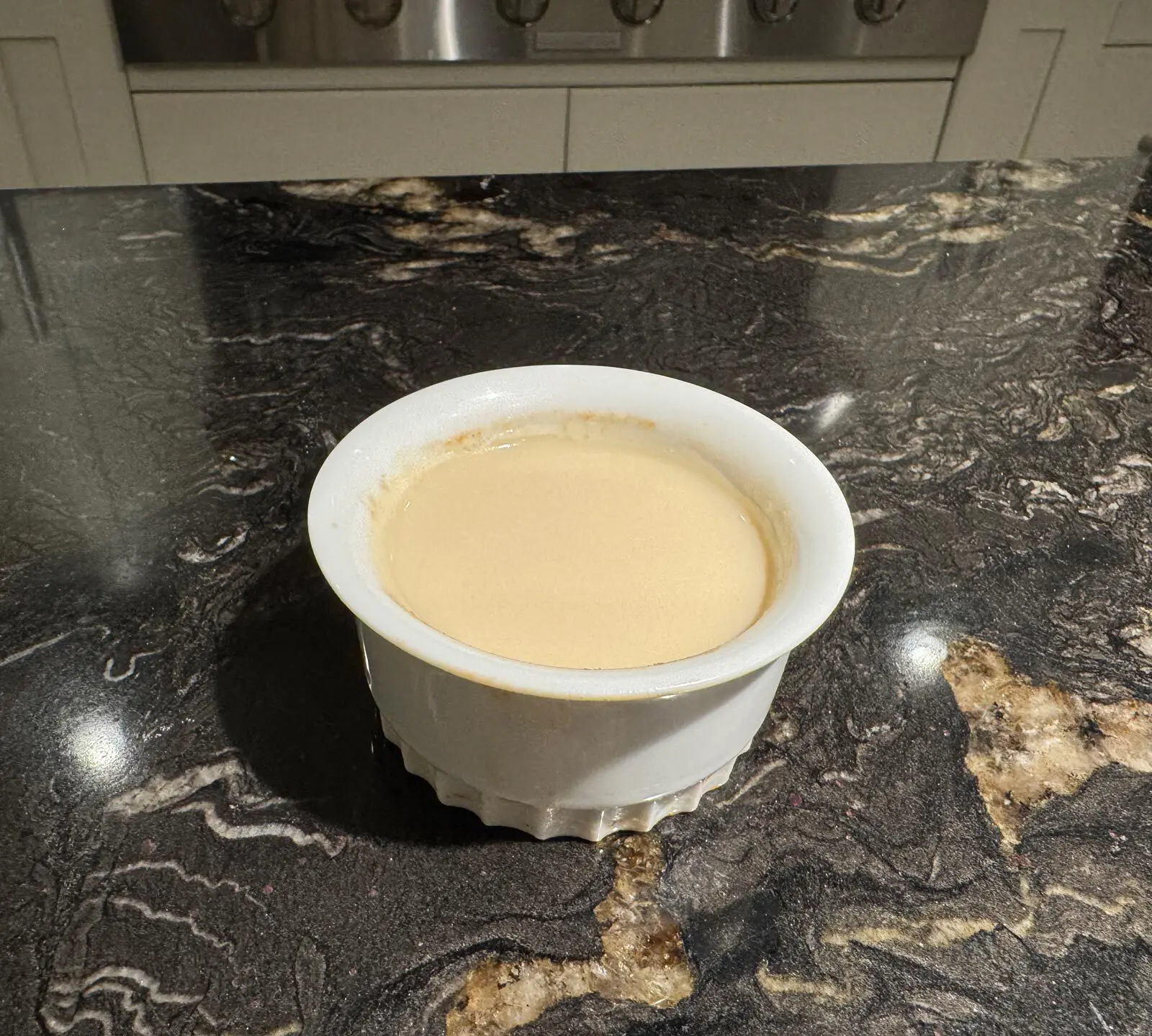 Steamed Milk Red Bean Custard