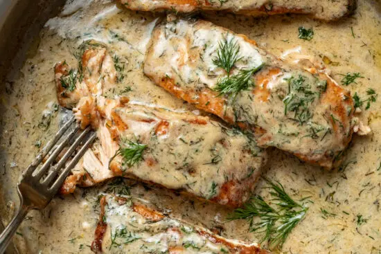 Creamy Lemon Dill Salmon