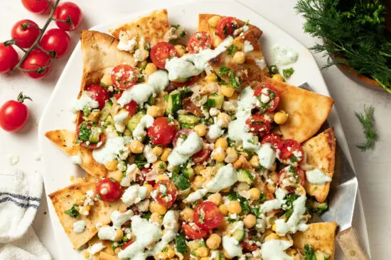 Mediterranean Nachos