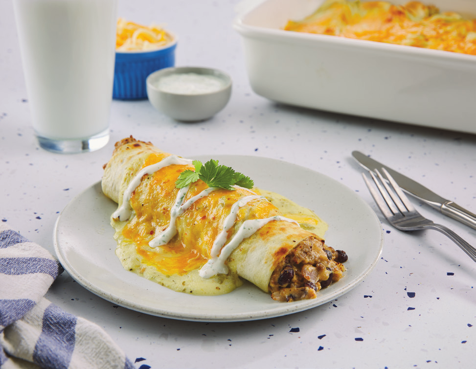 Cheesy Beef Enchiladas