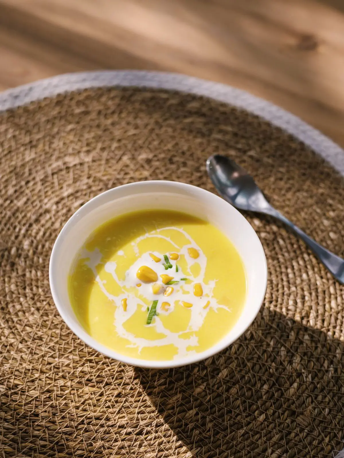 Creamy Sweet Corn & Egg Soup