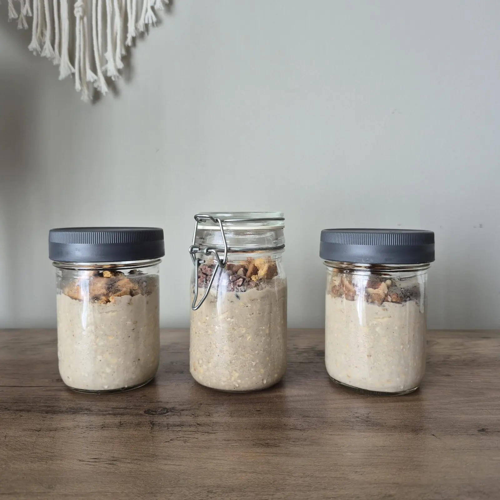 Hojicha Latte Overnight Oats