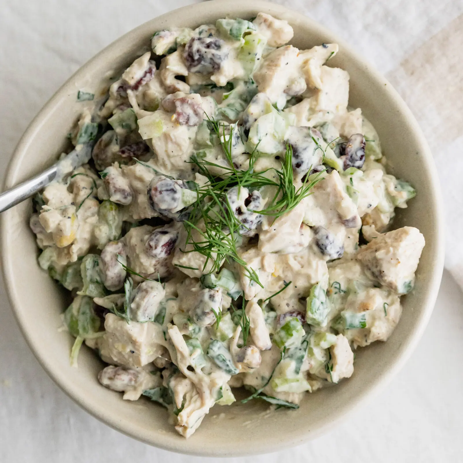 Creamy Chicken Salad with Greek Yogurt
