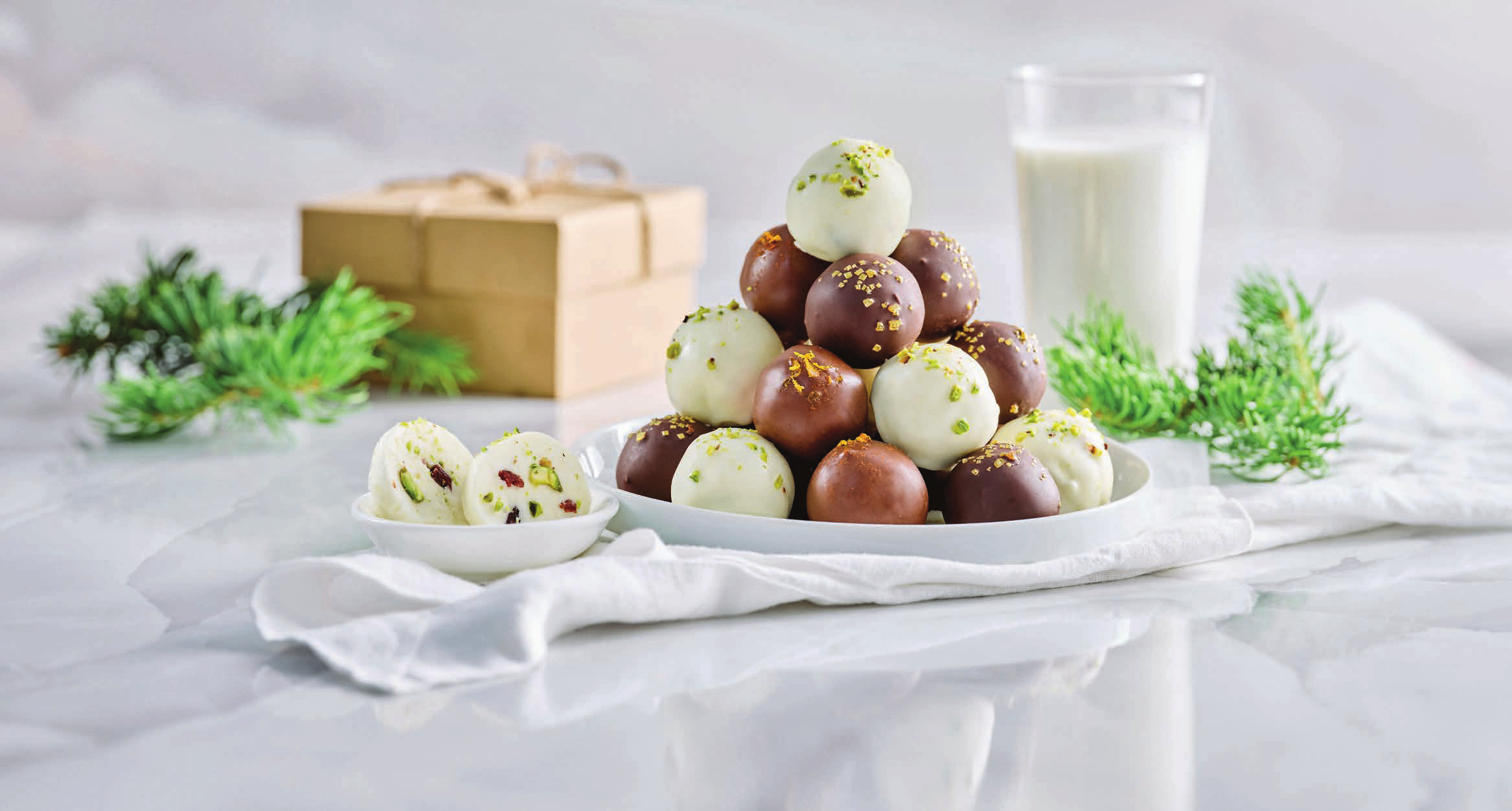 Holiday Truffles 3 Ways Alberta Milk