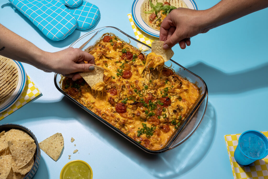 Cheesy chicken tray bake - Alberta Milk