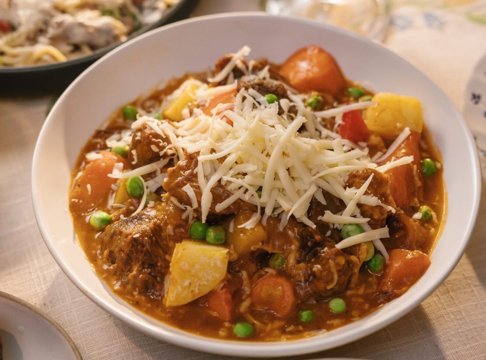 ​Cheesy Beef Kaldereta